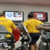 Fitness Complex-NSB Kings Bay servicemen on threadmill