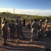 Army Field Talking in El Paso, Texas
