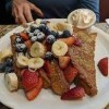 &#039;s Pancake House-toast and fruits
