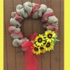 Guenette Burlap Wreath in Kentucky, Fort Campbell