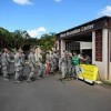 Makai Recreation Center- JB Pearl Harbor- Hickam- soldiers in line