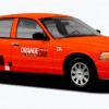 Orange Taxi cab in Jacksonville, Florida