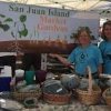 San Juan Island Farmers Market WA-stall