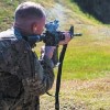 Soldier in a firing training in Kentucky, Fort Campbell
