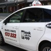 black and White cab in Norfolk, Virginia