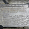 Dobuita Shopping street stone information in Yokosuka, Japan