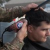 Military Hair cut in Gotemba, Japan