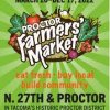 Proctor Farmers’ Market-schedule