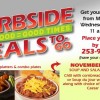 Curbside Meals Banner in Tacoma, Washington State