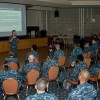 Fleet holds meeting in Convention Center at Atsugi, Japan