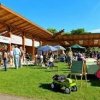 carnation farmers market-wooden stall