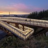Grand Avenue Park Bridge in Everett, Washington