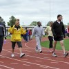 Walking in the Stadium in Kentucky, Fort Campbell