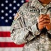 Soldier in Prayer