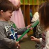 Girl and Boy Playing in Tacoma, Washington State