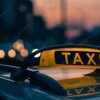 Sunset Cab- taxi sign