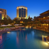 Gulf Hotel at Night in Manama, Bahrain