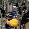 Gym-Dam Neck bench press