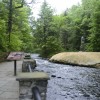 Saratoga State Park River in new York
