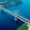 Tacoma Narrows Bridge-JB Lewis-McChord-Aeriel view