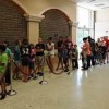 Independence Cinema-Beale AFB-people lining