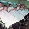 Barber Shop WRNMMC Hospital- white cloth