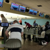 Busy playing bowling at Norfolk, Viginia