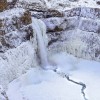 Palouse Falls State Park- washington state- falls on winter