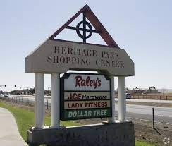 Heritage Park Shopping Center Travis AFB- sign