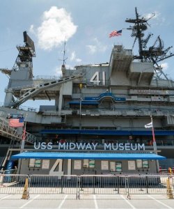 MIDWAY AIRCRAFT CARRIER MUSEUM- gate