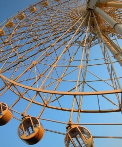 Giant Ferris Wheel in Sasebo, Japan