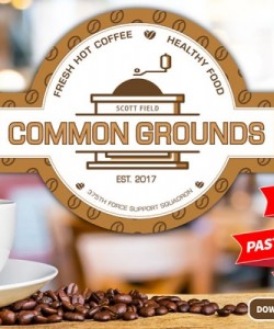 Common Grounds Banner in Illinois, Scott AFB