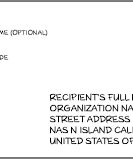 Post Office-  NAS North Island letter