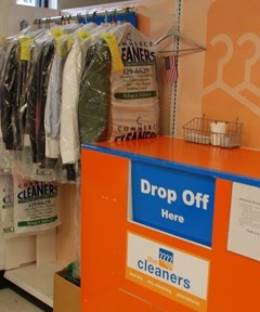 Dry Cleaning Drop off area