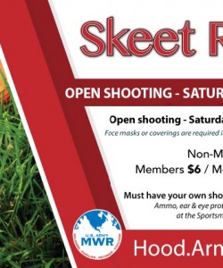 Skeet Range Opening Banner in Texas, Fort Hood