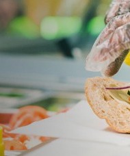 Sandwich Preparation in Catania, Italy