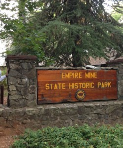 Empire Mine State Park-beale afb-sign