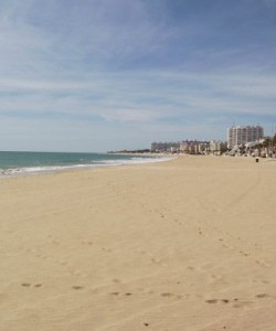 Playa Beach in Rota, Spain