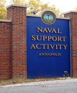 NSA Front Gate in Annapolis, U.S