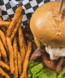 Hamburger and Fries in El Paso, Texas