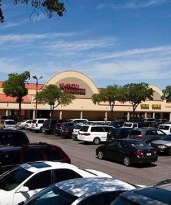 Tradewind Shopping Center Facade in Pensacola, florida