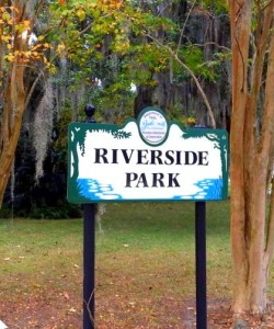 Riverside Park Signage in Jacksonville, Florida