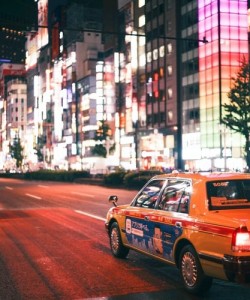 Taxi Cab in Sasebo, Japan