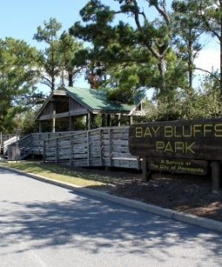 Bay Bluffs Park Entrance in Pensacola, Florida
