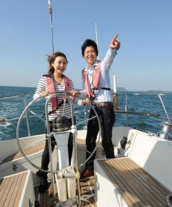 Sailing Boat in Sasebo, Japan