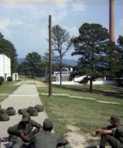 Military people while on training in Anniston, U.S