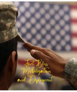 Soldier Salute to American Flag in El Paso, Texas