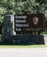 SARATOGA NATIONAL HISTORICAL PARK- sign