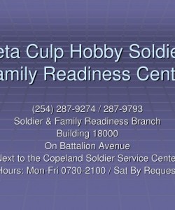 Oveta Culp Hobby and Family Readiness Center in Texas, Fort Hood