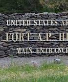 ARMY GARRISON FORT A.P. HILL-sign